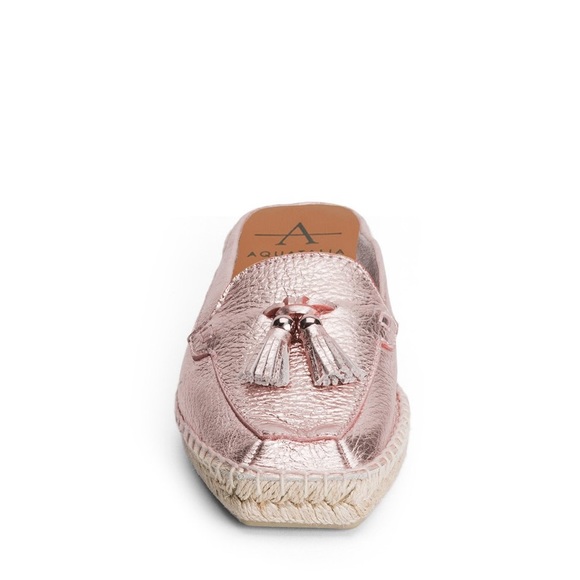 Aquatalia Metallic Rose Gold Vienna Mule - Picture 2 of 7